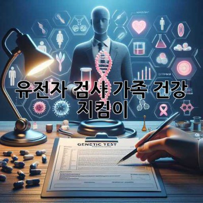 👨‍👩‍👧‍👦 유전자 검사, 가족 건강 지킴이?! 🤔