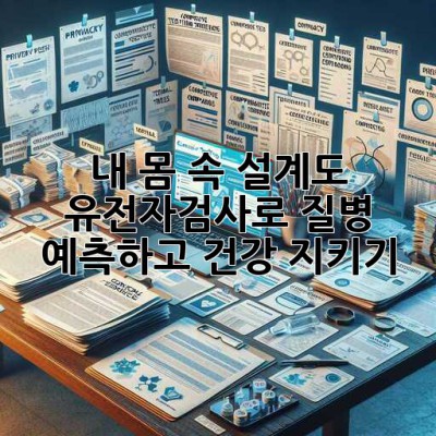 내 몸 속 설계도🗺️ 유전자검사로 질병 예측하고 건강 지키기!