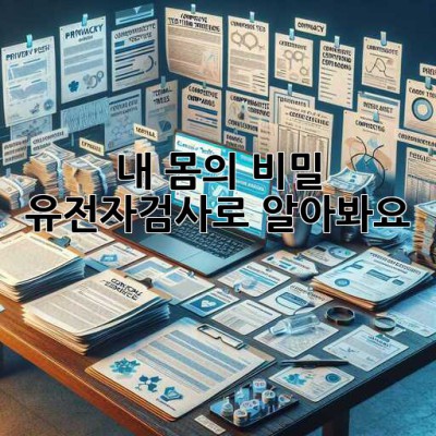 내 몸의 비밀, 유전자검사로 알아봐요! 🧬🔍